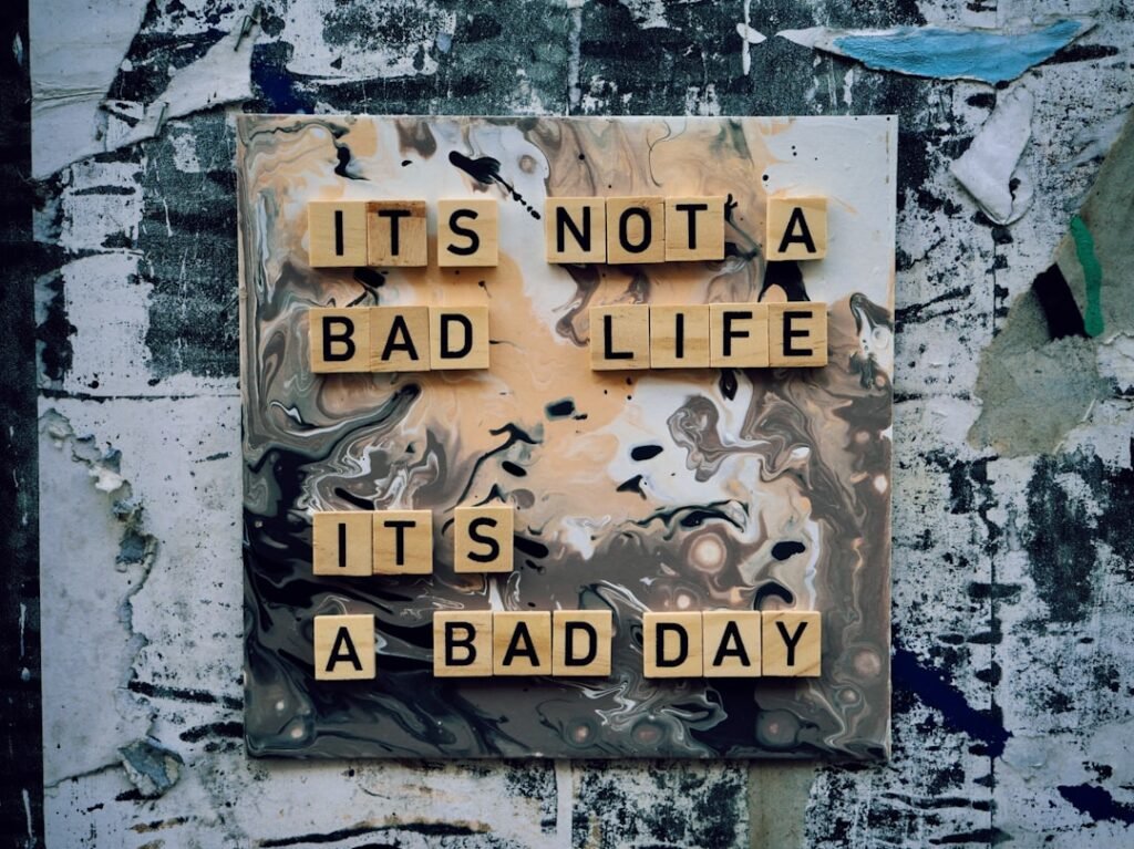 a sign on a wall